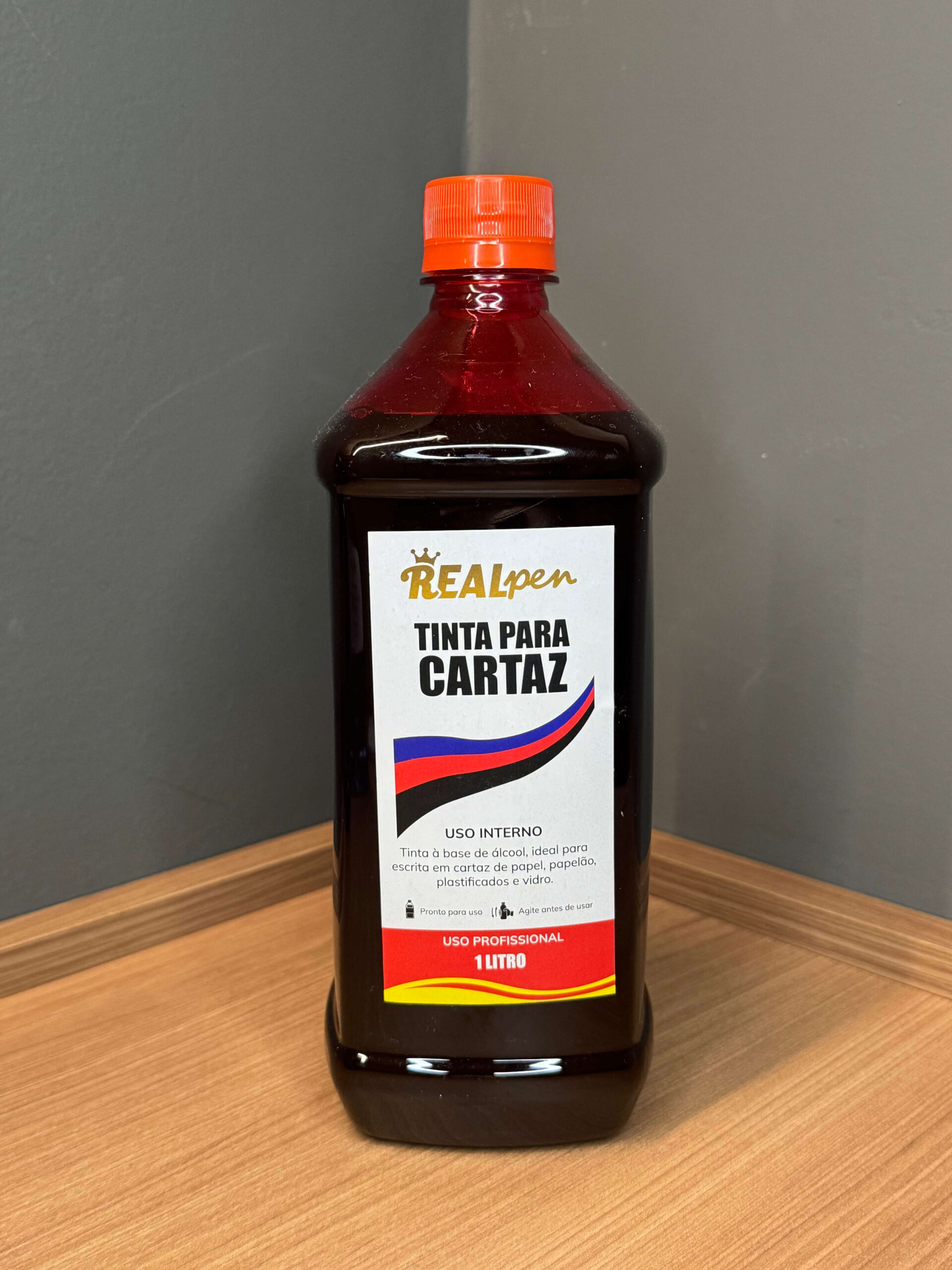 Tinta para Cartaz Real Pen 1 Litro - Imagem 2