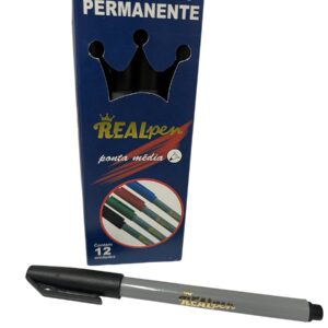 Caneta Marcador Permanente Real Pen