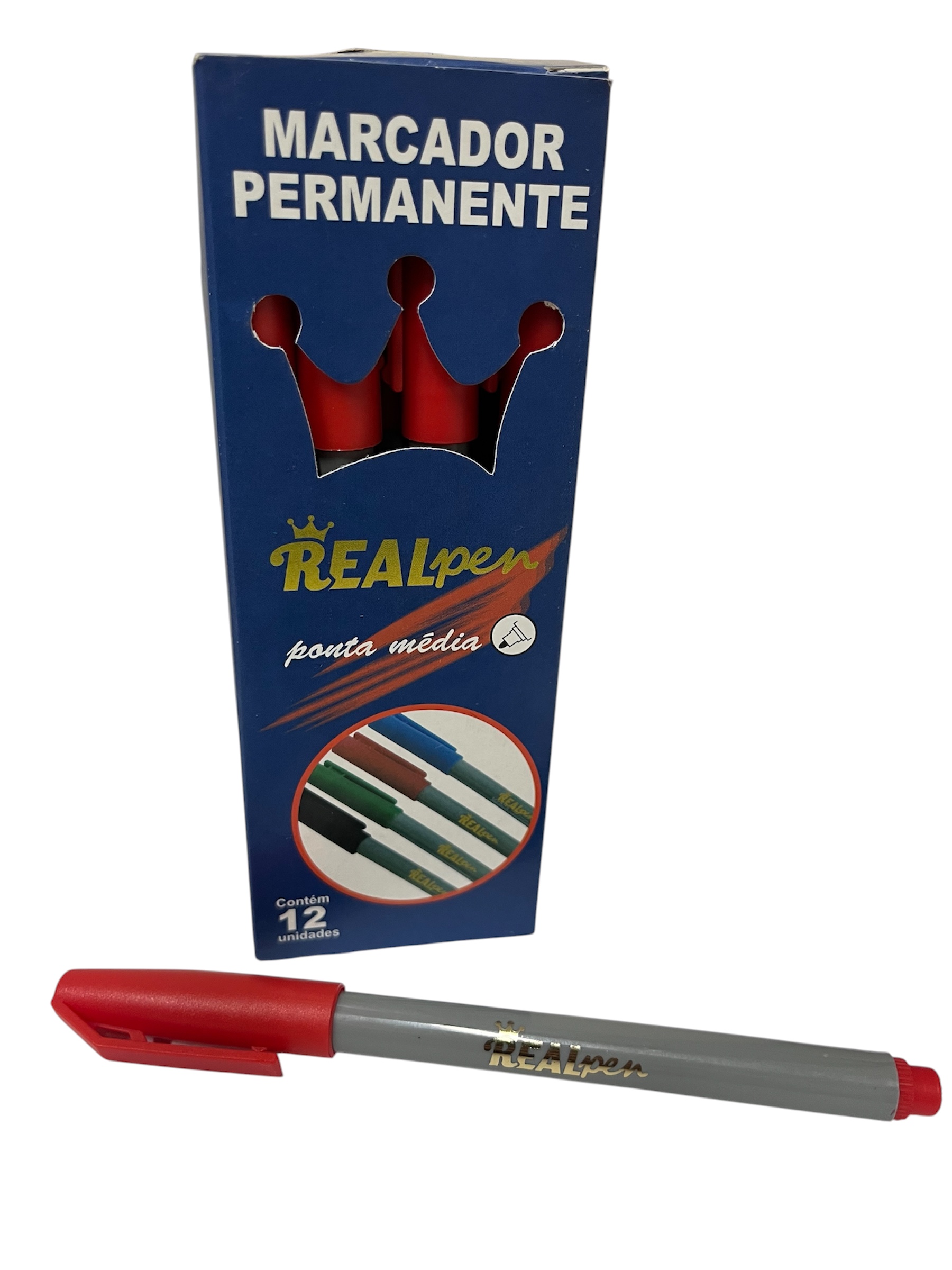 Caneta Marcador Permanente Real Pen - Imagem 4