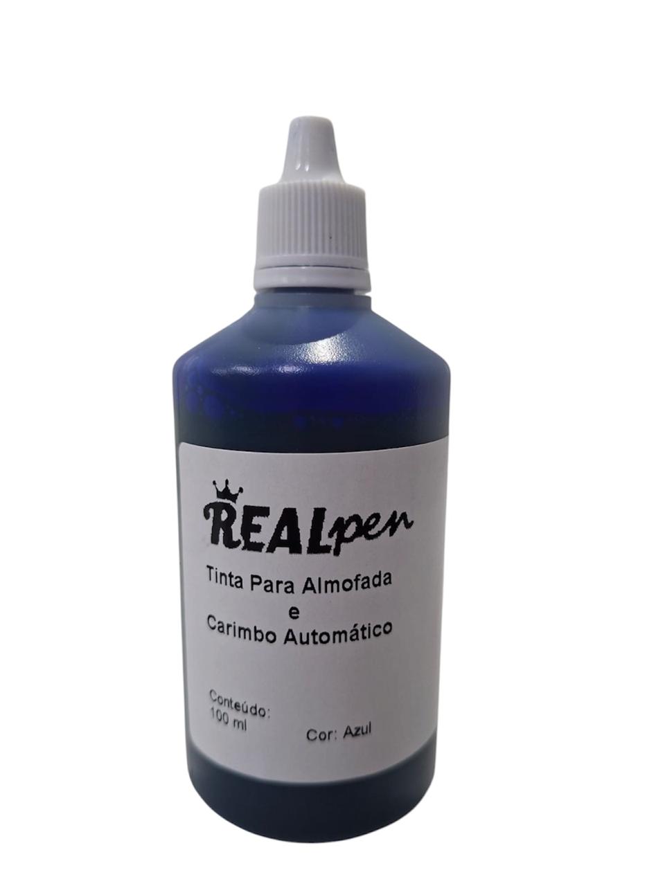 Tinta para Almofada e Carimbo Automático Real Pen 100 ml - Imagem 13