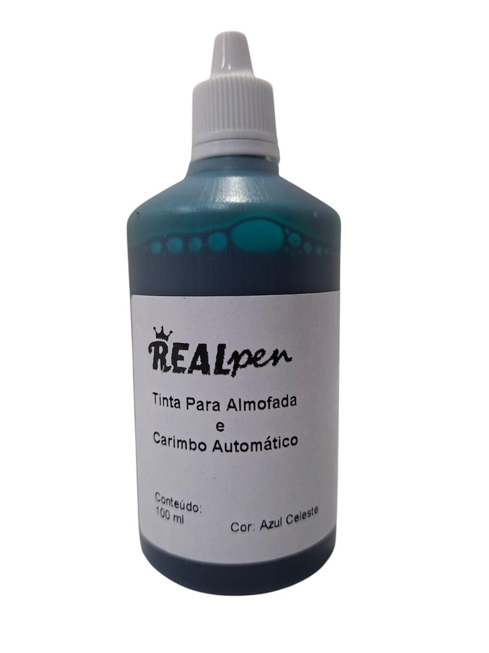 Tinta para Almofada e Carimbo Automático Real Pen 100 ml - Imagem 12