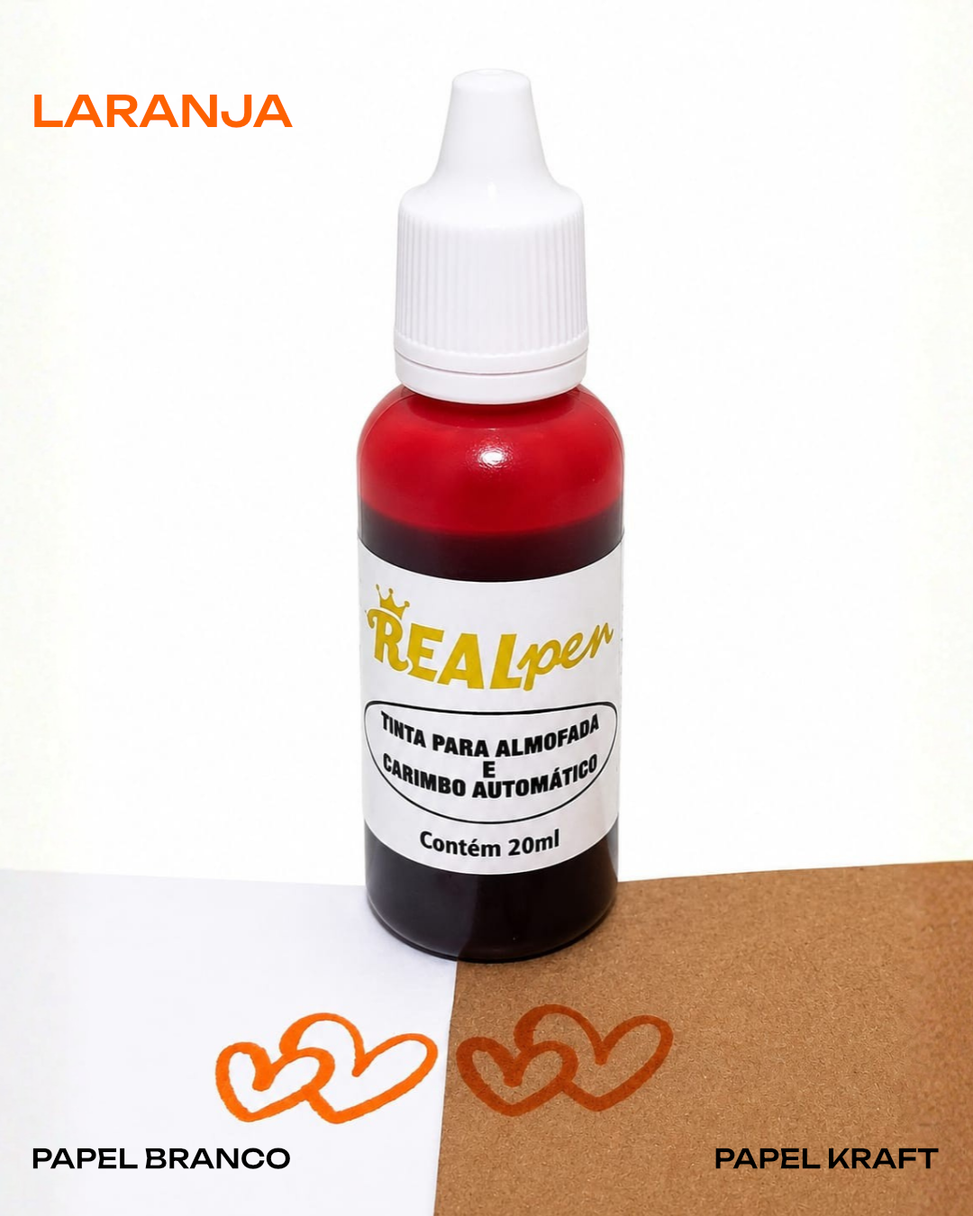 Tinta para Almofada e Carimbo Automático Real Pen 20 ml - Imagem 6