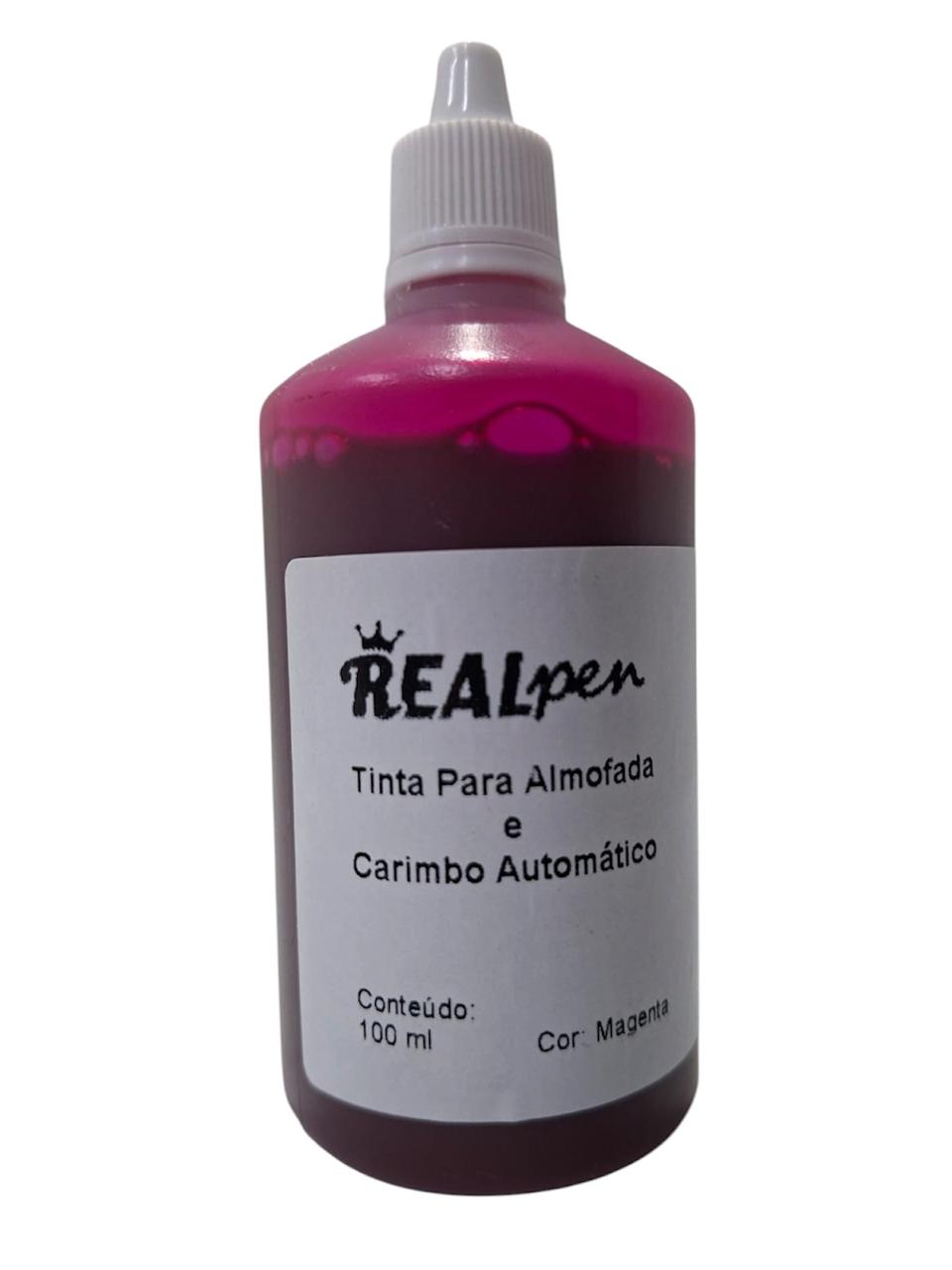 Tinta para Almofada e Carimbo Automático Real Pen 100 ml - Imagem 7