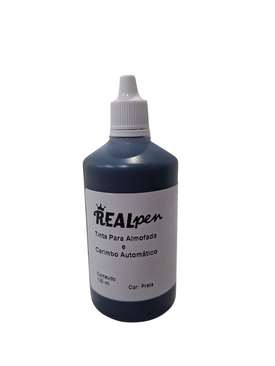 Tinta para Almofada e Carimbo Automático Real Pen 100 ml - Imagem 9