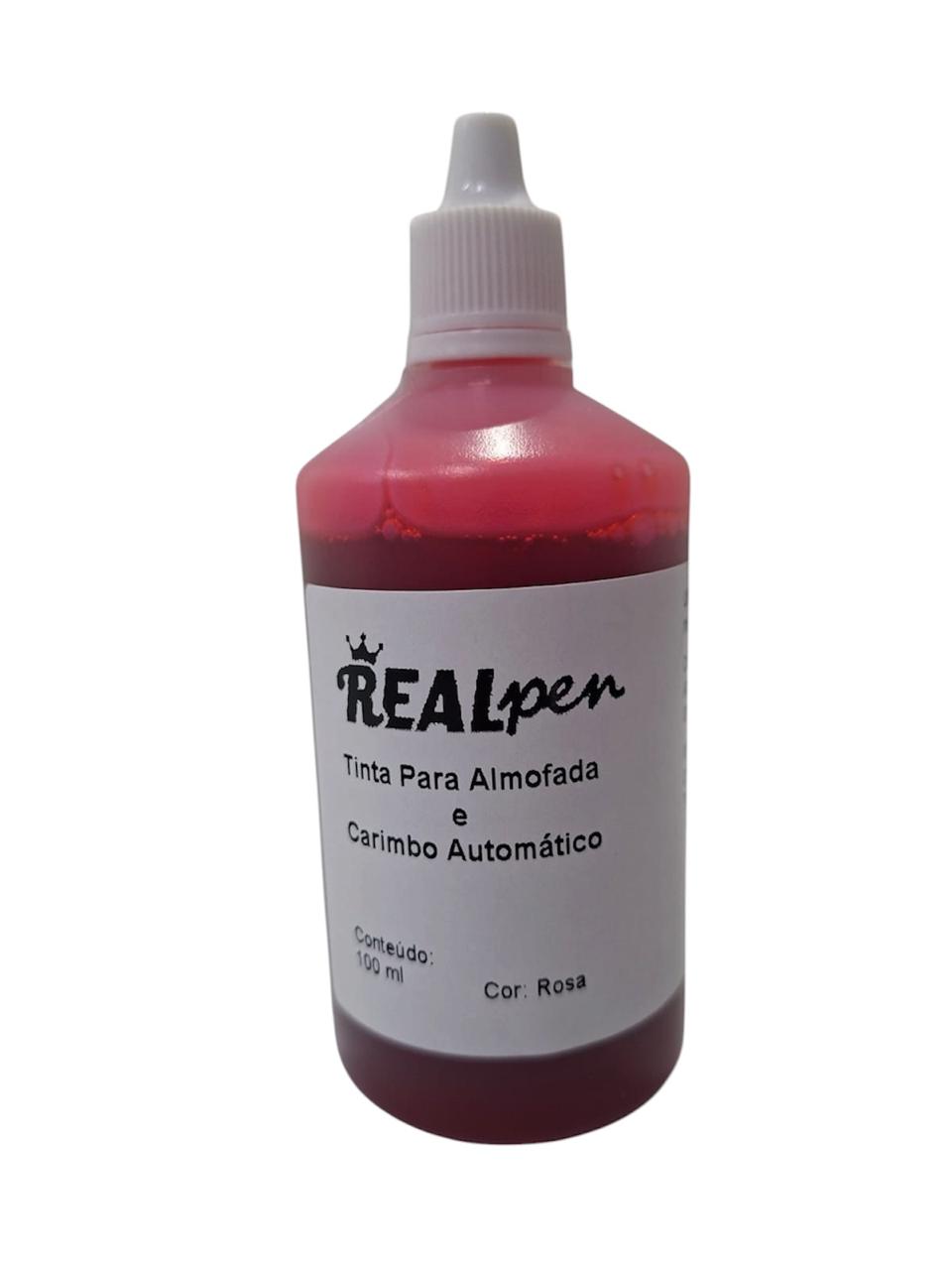 Tinta para Almofada e Carimbo Automático Real Pen 100 ml - Imagem 11