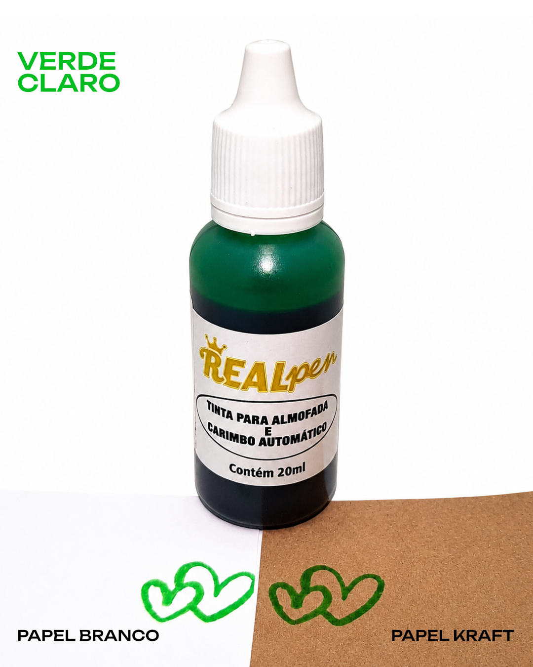 Tinta para Almofada e Carimbo Automático Real Pen 20 ml - Imagem 11